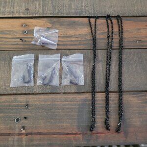 Set of 3 Fishing Hook Urn Necklaces